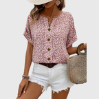 June | Elegant Floral Summer Top